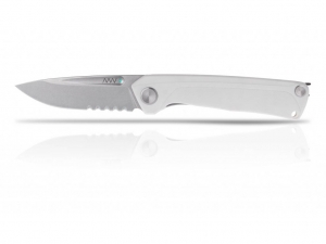 Z200 - Liner Lock, G10 Weiß, Wellenschliff