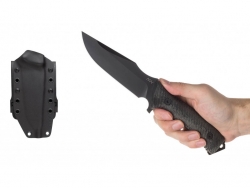 M311 Spelter DLC Klinge, Kydexscheide Schwarz