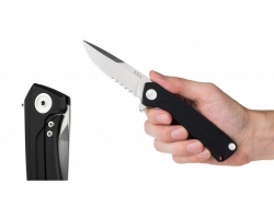 Z100 - Frame Lock, Duralumin, Wellenschliff