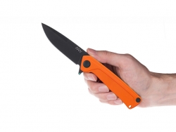Z100 - DLC, Liner Lock, G10 Orange, Plain Edge