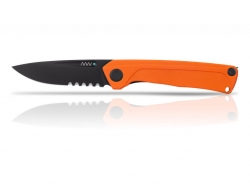 Z200 - DLC, Liner Lock, Orange, Wellenschliff